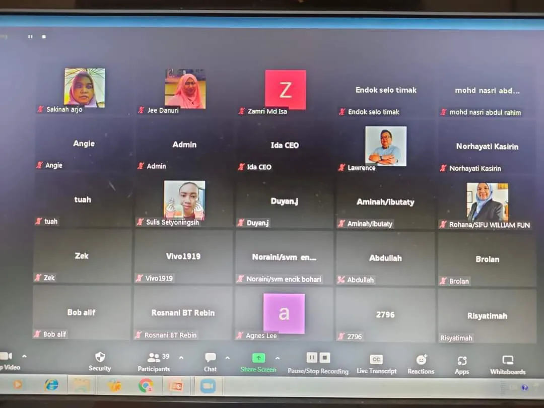 Sesi online komuniti
