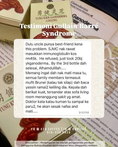 Testimoni Guillain-Barré - perkongsian individu