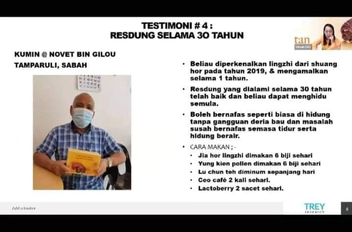 Testimoni #4 - resdung 30 tahun (perkongsian individu)