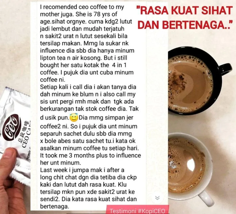 Testimoni ibu 78 tahun - lutut menjadi kuat